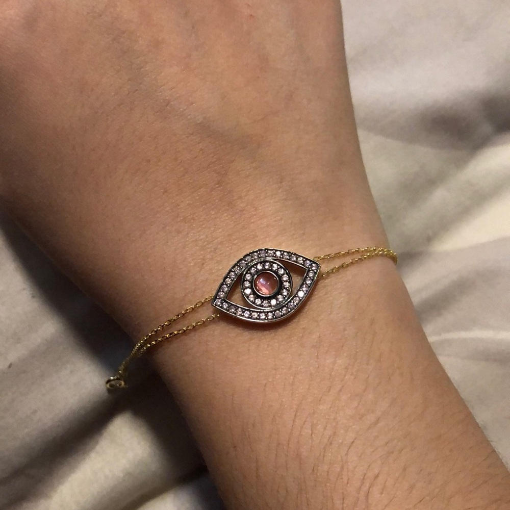 Light Pink Hamsa Bracelet